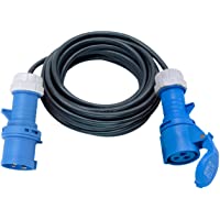 Brennenstuhl cable alargador de 10 m de enchufe y toma de corriente CEE 230V-16A (conector y clavija CEE- para uso en…